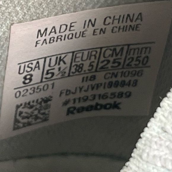 Reebok Floatride RS Utlk Urban Opal/ Porcelain/ White/ Gum Running Shoe Womens 8 - Picture 8 of 8